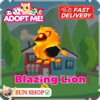 Blazing lion