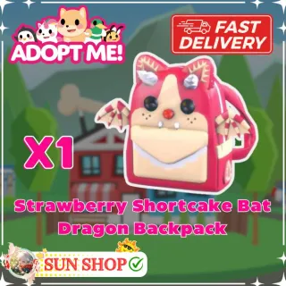 Strawberry  Bat Dragon Backpack