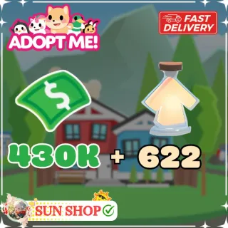 622 Age-Up Potion & 430k Bucks