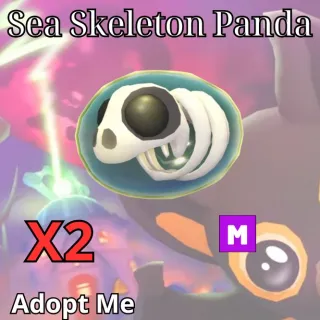 x2 Sea Skeleton Panda Mega 