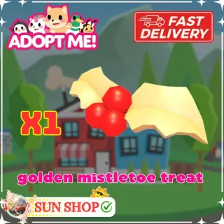 Golden Mistletoe Treat