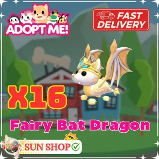 x16 Fairy Bat Dragon +  Gold Fairy Crown