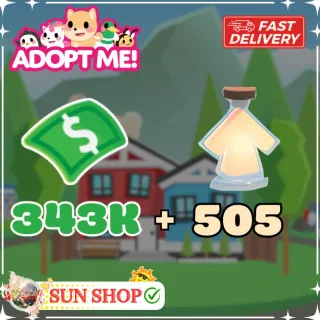 505 Age-Up Potion & 343k Bucks