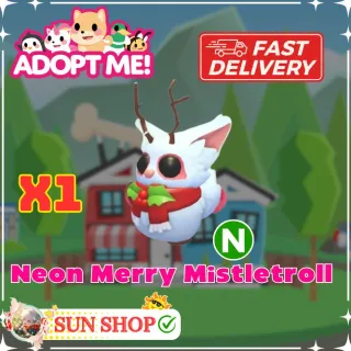 Neon Merry Mistletroll