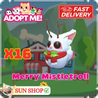 x16 Merry Mistletroll 