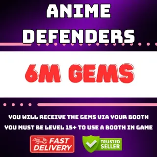 6M GEMS ANIME DEFENDERS