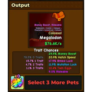 TAKE ALL 2x COLOSSAL MEGALODON RIDEABLE | CATCH AND TAME