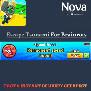 Escape Tsunami For Brainrots Speed Boost