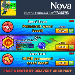 Escape Tsunami For Brainrots!