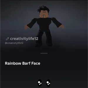 Rainbow Barf Face Roblox
