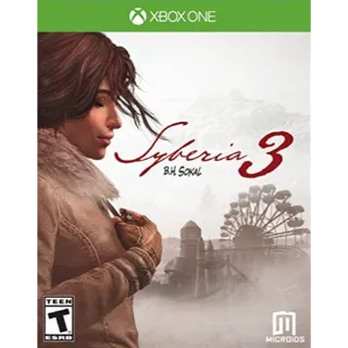 Syberia 3 [Region US] [Xbox One, Series X|S Game Key] [Instant Delivery]