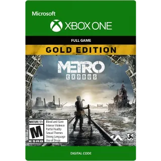 Metro Exodus Gold Edition [Region US] [Xbox One, Series X|S Game Key] [Instant Delivery]