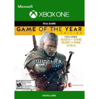The Witcher 3: Wild Hunt – Game of the Year Edition [Region US] [Xbox One, Series X|S Game Key] [Instant Delivery]