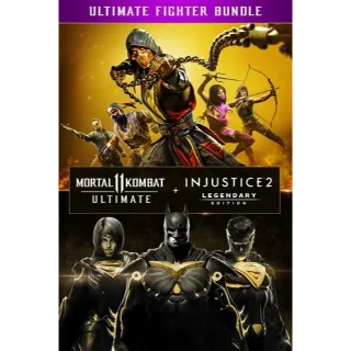Mortal Kombat 11 Ultimate + Injustice 2 Leg. Edition Bundle [Region US] [Xbox One, Series X|S] [Instant Delivery]