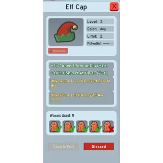 Elf cap 3% hah