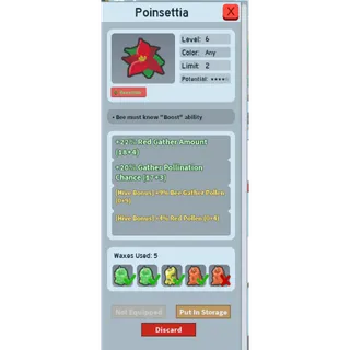 Pointsettia 9 BGP + 4 Red