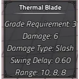 Thermal Blade Archived