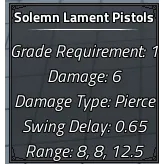 Solemn Lament Pistol Archived
