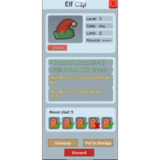 Elf cap bee swarm simulator/ BSS