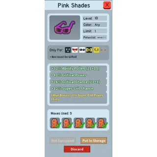 6 super crit power pink shade