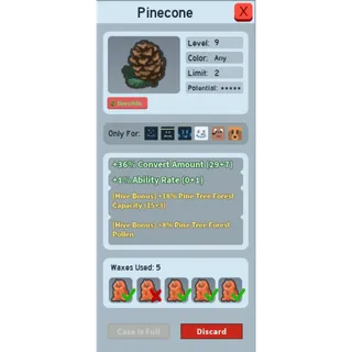 Pinecone 18% with 8% + 1 AR
