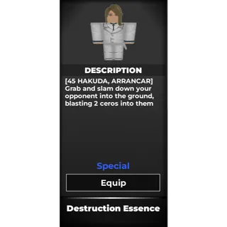 Destruction Essence Type Soul