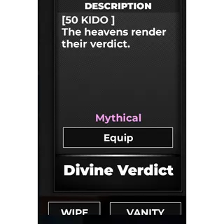 Divine Verdict Ultra Type Soul