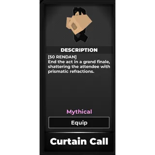 Curtain Call Ultra Type Soul