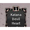 Katana devil heart devil hunter