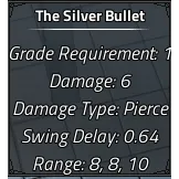 The silver bullet Archived