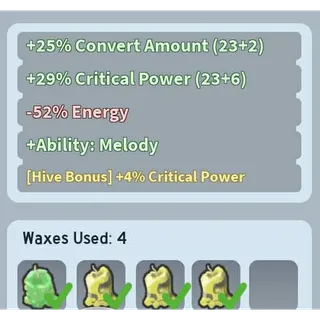 kazoo 4% critical power