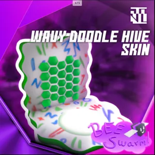 Wavy doddle hive bee swarm simulator/ BSS