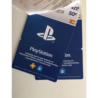 €50.00 EUR PlayStation Store