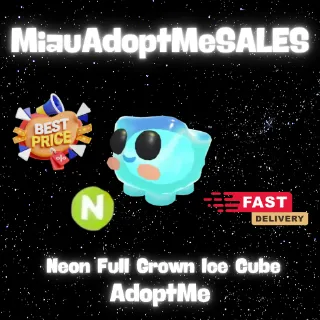 Neon Full Grown Ice Cube | ADOPTME