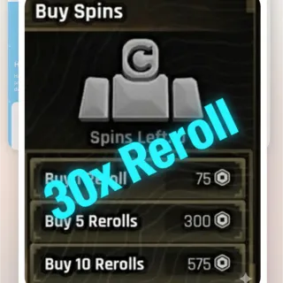 30x The Forge Rerolls - Cheap