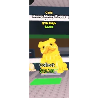 Money Money Puggy (Gold)
