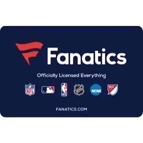 $500.00 USD Fanatics gift cards