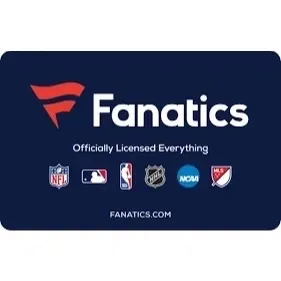 $500.00 USD Fanatics gift cards