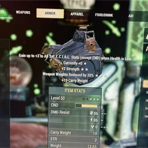 unyielding WWR +Stats