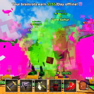 OG Bundle 4pcs | Max Brainrot | Kick a Lucky Block |