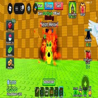 5.78SX/s Blazing Neon Meowl | Inside brainrot head