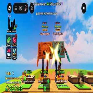 290.8T/s Rainbow Guerriro Digitale | Bundle of 2 | Kick a Lucky Block | KALB