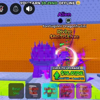 80SE/sec | Torrtuginni Dragonfrutini Alien | Grow Beanstalk For Brainrots |