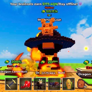 11T/S Max OG Brainrot | Kick a Lucky Block |