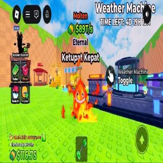 Molten Ketupat Kepat | Eternal Brainrot | Kick a Lucky Block | KALB |