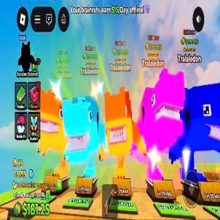 370.9T/s Rainbow Tralaledon | Bundle 5pcs | Kick a Lucky Block | KALB