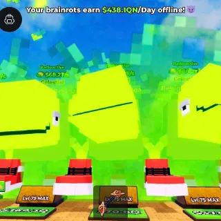 5pcs Radioactive Beluga Beluga | Max Brainrot | Kick a Lucky Block | KALB