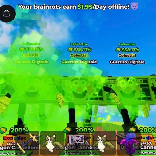 58.1T/s Bundle 5pcs | Max Brainrot | Kick a Lucky Block |