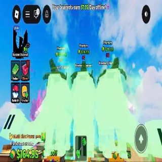 218.1T/s Phantom Elephant | Bundle 3pcs | Max Brainrot | Kick a Lucky Block | KALB |