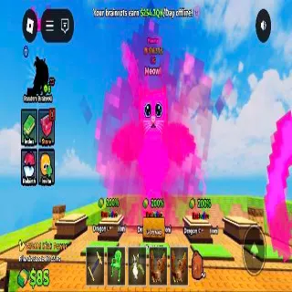 Plasma Meowl | Max OG Brainrot | Kick a Lucky Block |